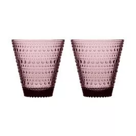 Glas 2er-Set Kastehelmi violett Iittala
