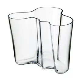 Vase 16 cm Alvar Aalto klar Iittala