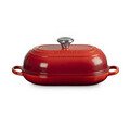Brot Bräter oval 29 cm kirschrot Guss Le Creuset