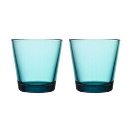 2er Set Trinkglas 21cl Kartio sea blue Iittala