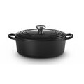 Bräter mit Deckel 29 cm Signature schwarz Le Creuset