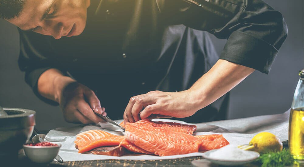 Messer zum Filetieren