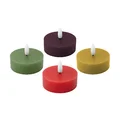 LED Teelichter Levi Ø6cm H:5,5cm 4er-Set Remember