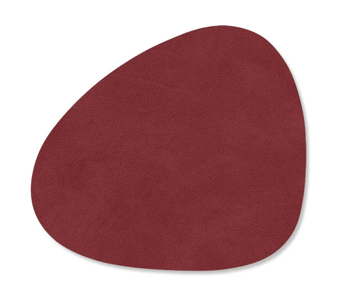 Glasuntersetzer 11x13 cm Curve Nupo red