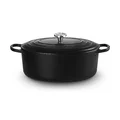 Signature Schwarz Bräter mit Deckel 35 cm Le Creuset