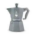 Espressokocher 3 Tassen Moka Express Exclusive Induction Grey Bialetti