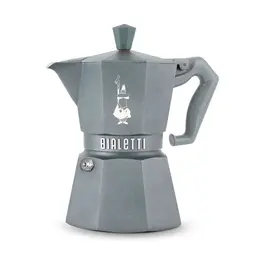 Espressokocher 3 Tassen Moka Express Exclusive Induction Grey Bialetti