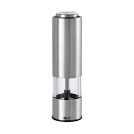 Elektrische Salz-/Pfeffermühle inkl. 6 Batterien, Edelstahl, 19 cm Adhoc