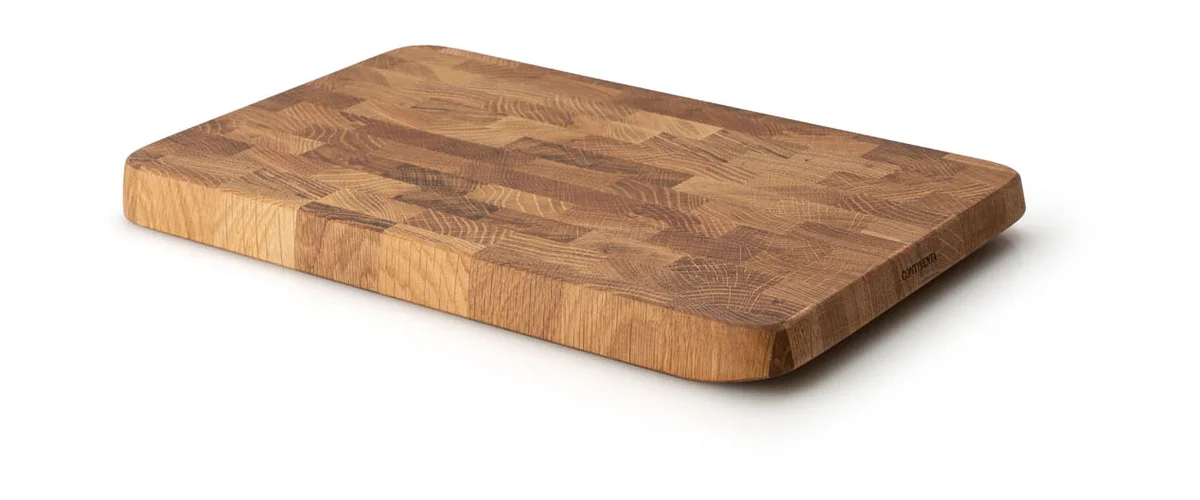 Schneidebrett 38x25x3 cm Eiche Stirnholz