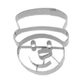 Präge-Ausstecher Schneemann 6 cm edelstahl RBV Birkmann