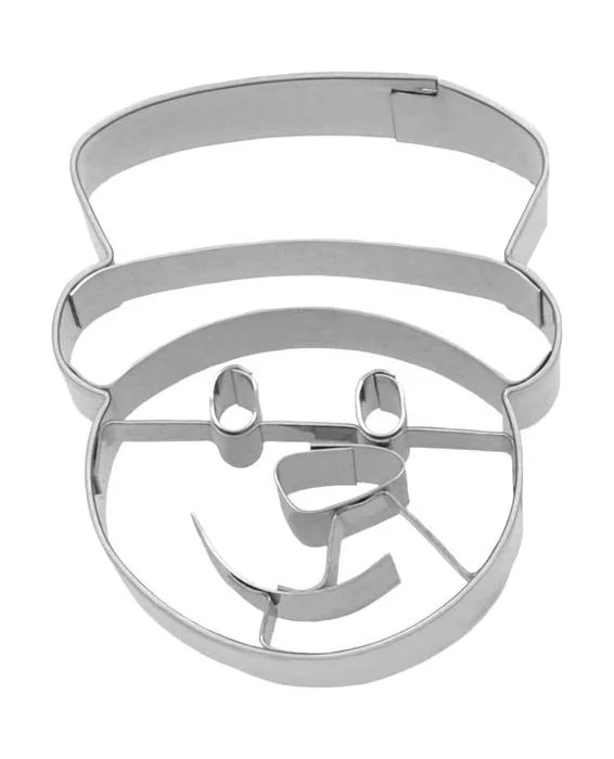 Präge-Ausstecher Schneemann 6 cm edelstahl