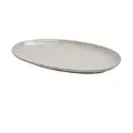 Servierplatte oval 41x25 cm Artisan hellgrau Ladelle