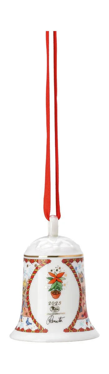 Porzellanglocke 8 cm Sammeledition Weihnachten Weihnachtsglocke 2023
