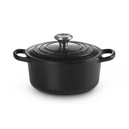 Bräter m.D. rund 18 cm Guss Signature schwarz Le Creuset