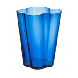 Vase 27 cm Alvar Aalto ultramarinblau Iittala