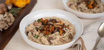 Cremiges Pilzrisotto