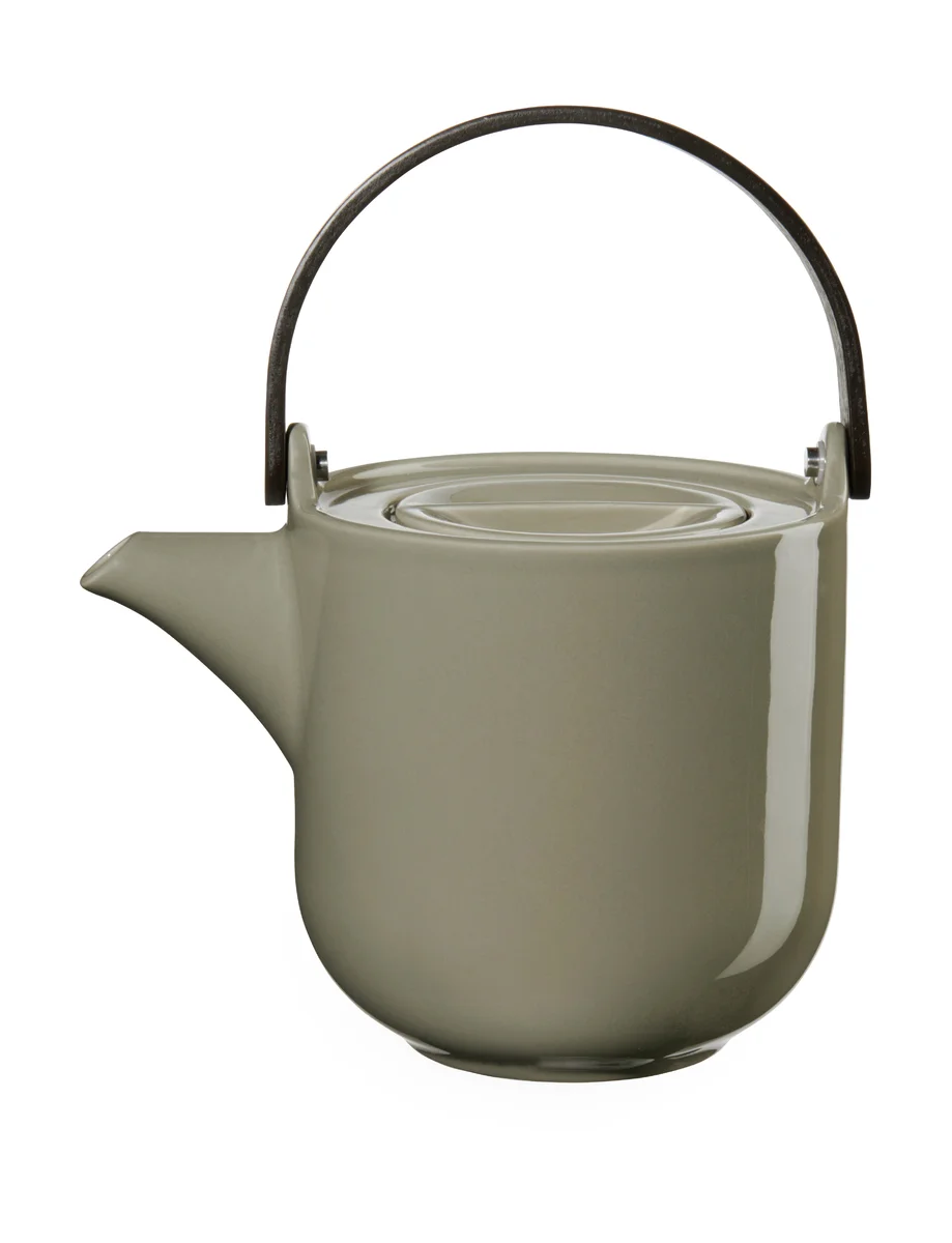 Teekanne mit Holzgriff, shiso coppa 17,5x12,6cm H:14,5cm 1,0l