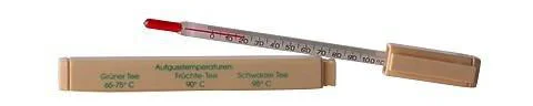 Tee-Thermometer 14 cm gelb