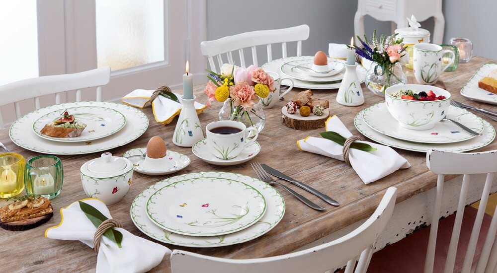 Villeroy und Boch Colourful Spring Porzellan Frühstück