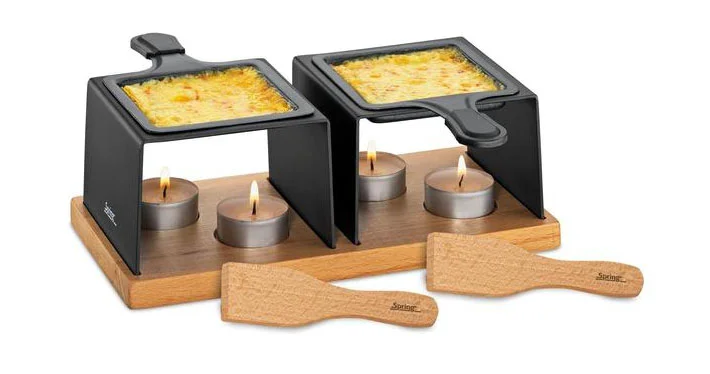 Käse-Raclette für 2 24x13x8 cm Gourmet anthrazit