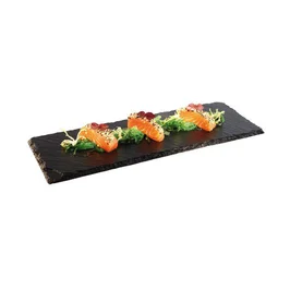 Naturschieferplatte 30x12 cm schwarz Assheuer & Pott