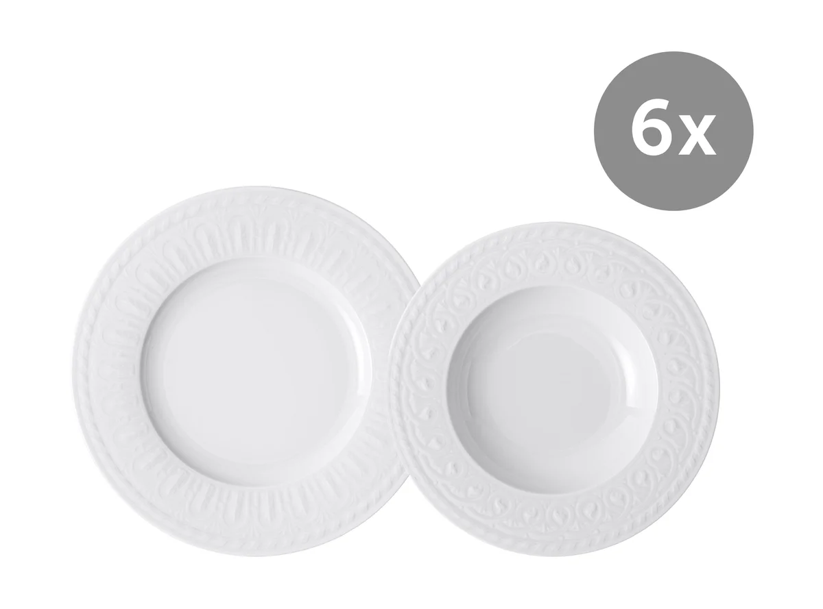 Set Cellini Speisteller und Suppenteller 12-tlg.