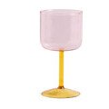 Weinglas 2er-Set Tint pink/gelb Hay