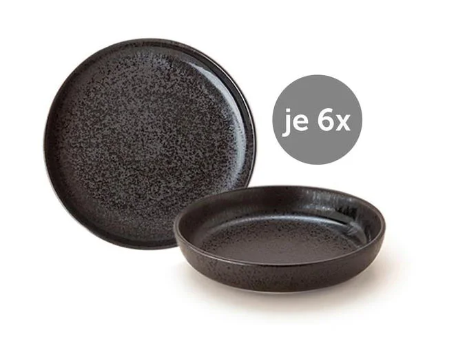 Tafel-Set 12-tlg. Java schwarz