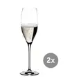 Cuvée Prestige Glas 2er-Set Vinum mit Moussierpunkt klar Riedel