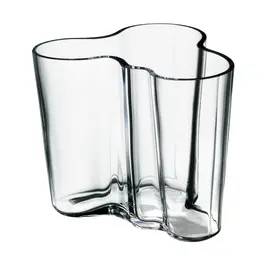 Vase 10 cm Alvar Aalto klar Iittala