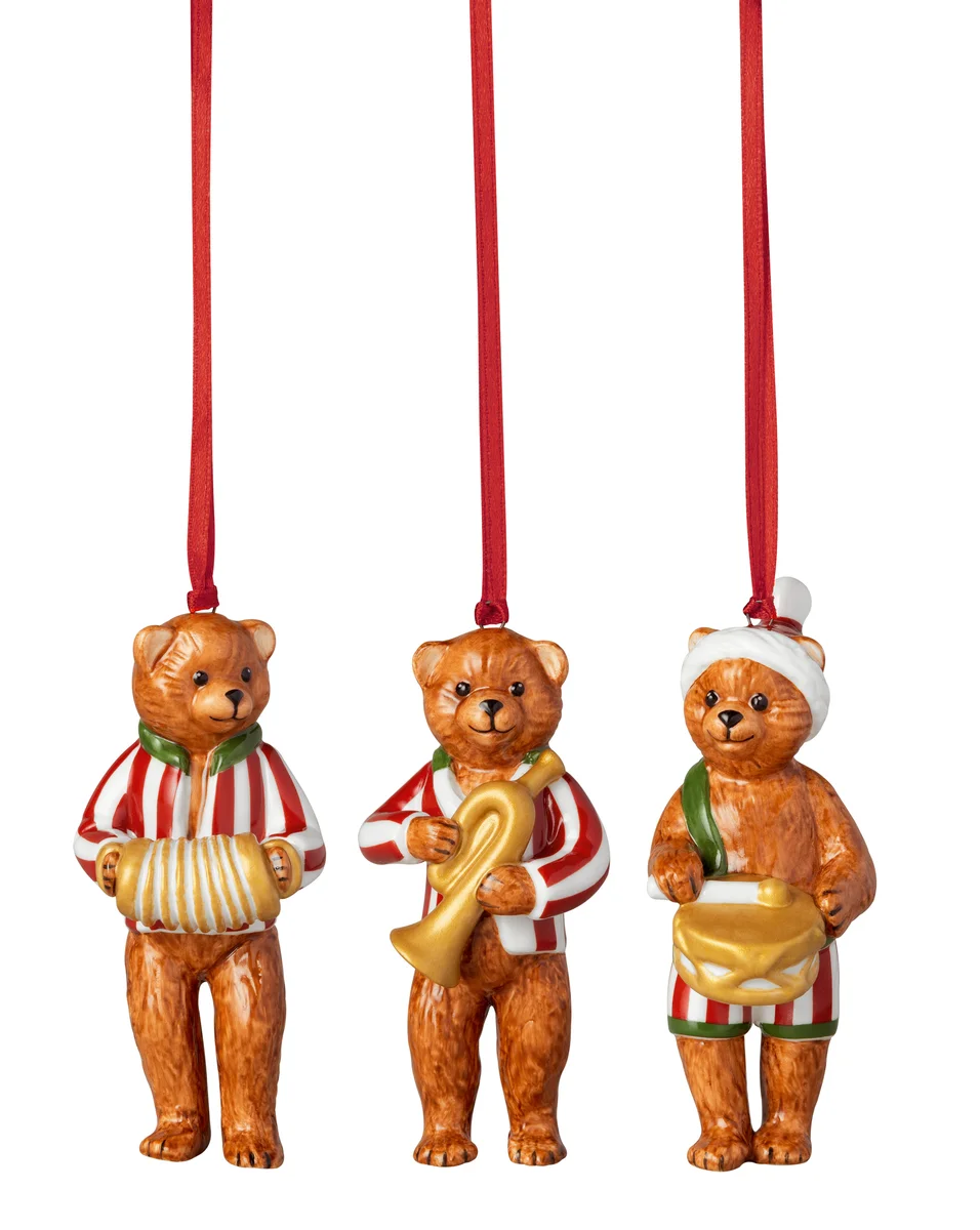 Ornamente Teddy 3-tlg. Nostalgic Ornaments