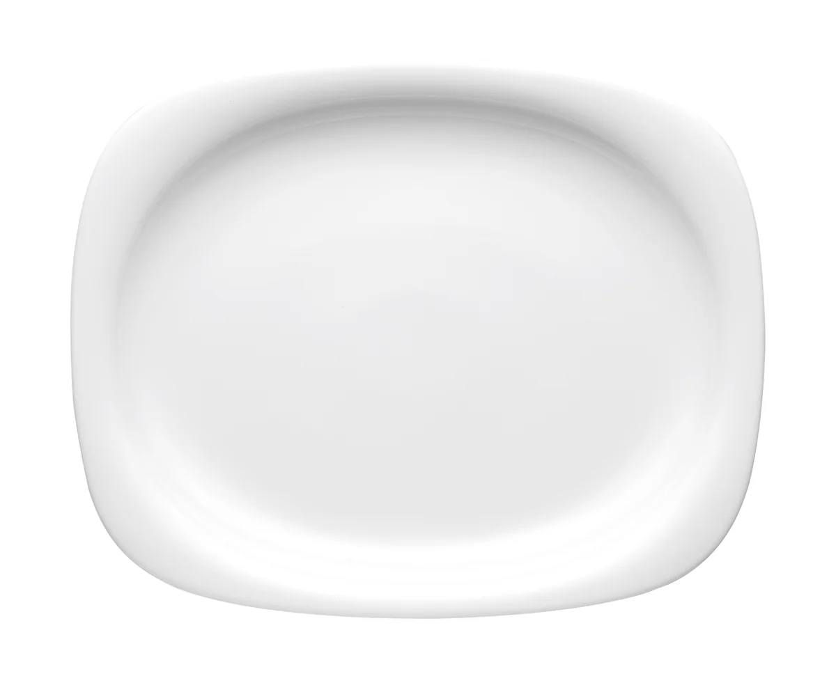 Platte 38 cm (38x30,5cm) Suomi Weiss
