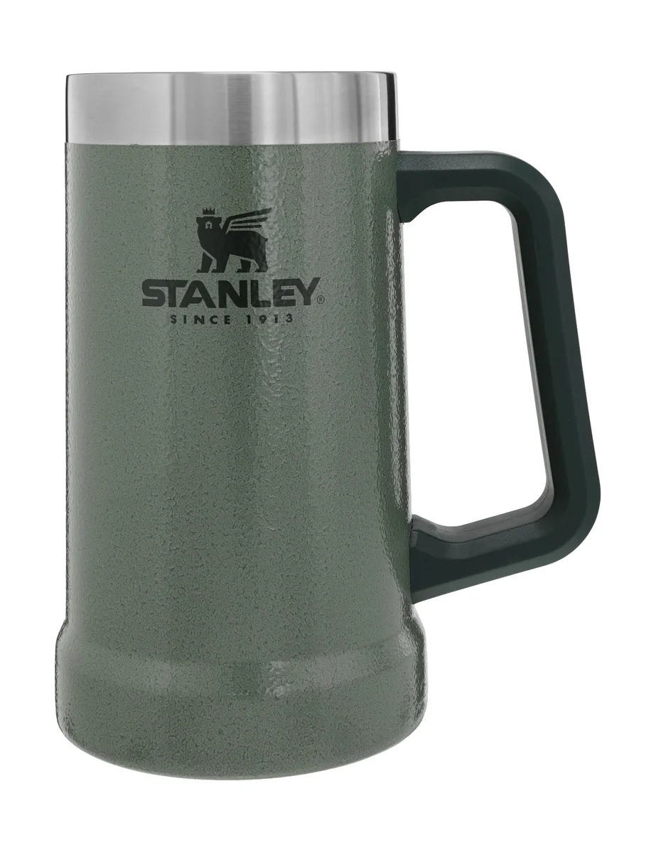Bierkrug 0,71 l Adventure Big Grip Beer Stein Hammertone Green