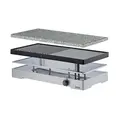 Raclette für 8 43x22x15 cm Classic Duo edelstahl Spring