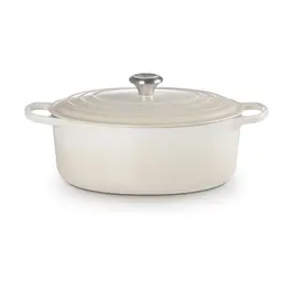 Bräter mit Deckel 31 cm Signature Meringue Le Creuset