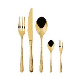 Besteck-Set 30-tlg. Venezia Mirror PVD Gold Sambonet