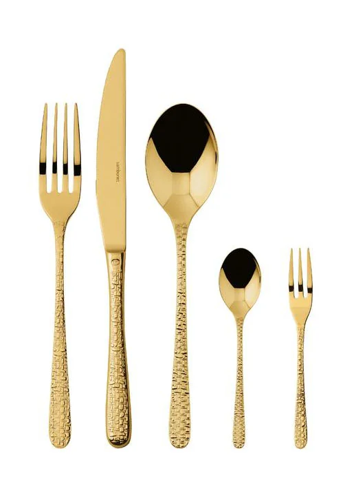 Besteck-Set 30-tlg. Venezia Mirror PVD Gold