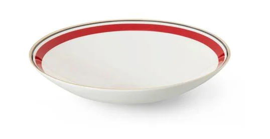 Schale 24 cm Capri Rot/Anthrazit
