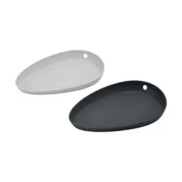 Kochlöffelablage 2er Set Silikon light / iron-grey Lurch
