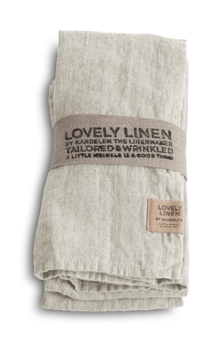Servietten 45x45 cm Lovely Light Grey