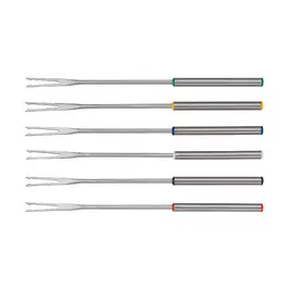 Fleischfonduegabeln 6er-Set Fun silber Spring