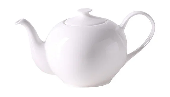 Teekanne 1,3ltr. Bone China weiss