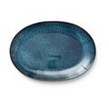 Platte oval 36x25cm dunkelblau Bitz