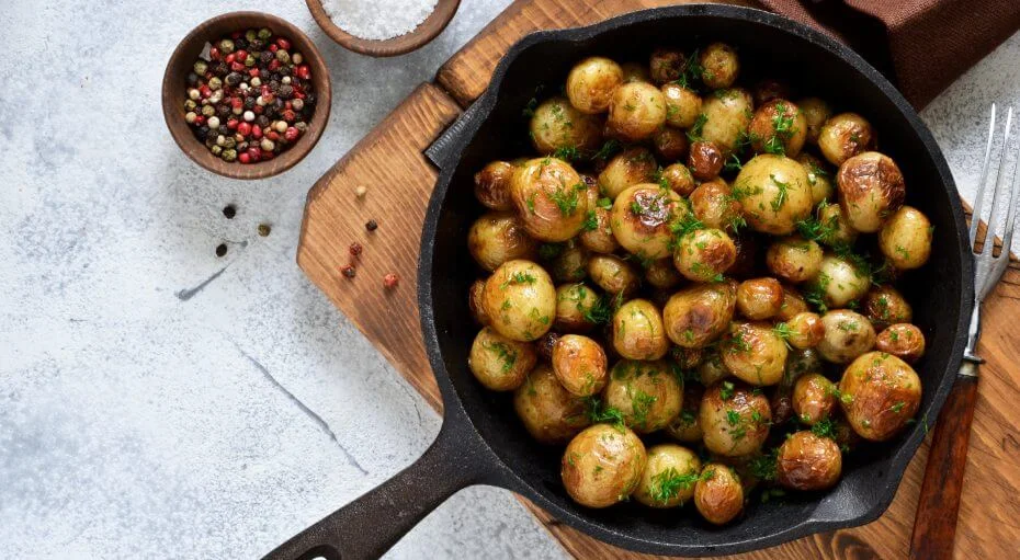 Bratpfanne mit Kartoffeln