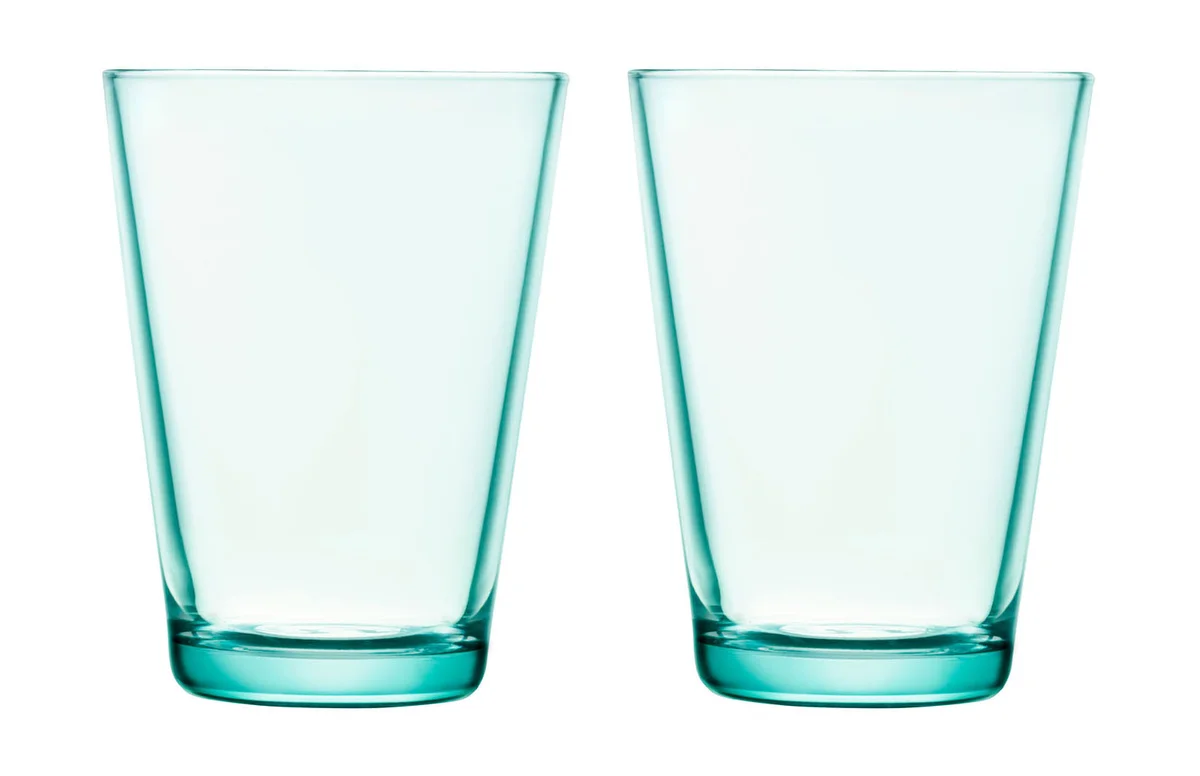 Trinkglas 2er-Set 0,4 l Kartio Wassergrün