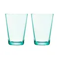 Trinkglas 2er-Set 0,4 l Kartio Wassergrün Iittala