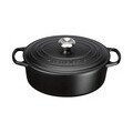 Bräter m.D. oval 33 cm Guss Signature schwarz Le Creuset
