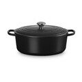 Bräter m.D. oval 33 cm Guss Signature schwarz Le Creuset