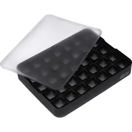 Eiswürfelform Würfel 2x2 cm Flexi-Form schwarz Lurch