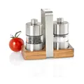 Pfeffer- und Salzmühle Menage 3-tlg. Minimill silber Adhoc